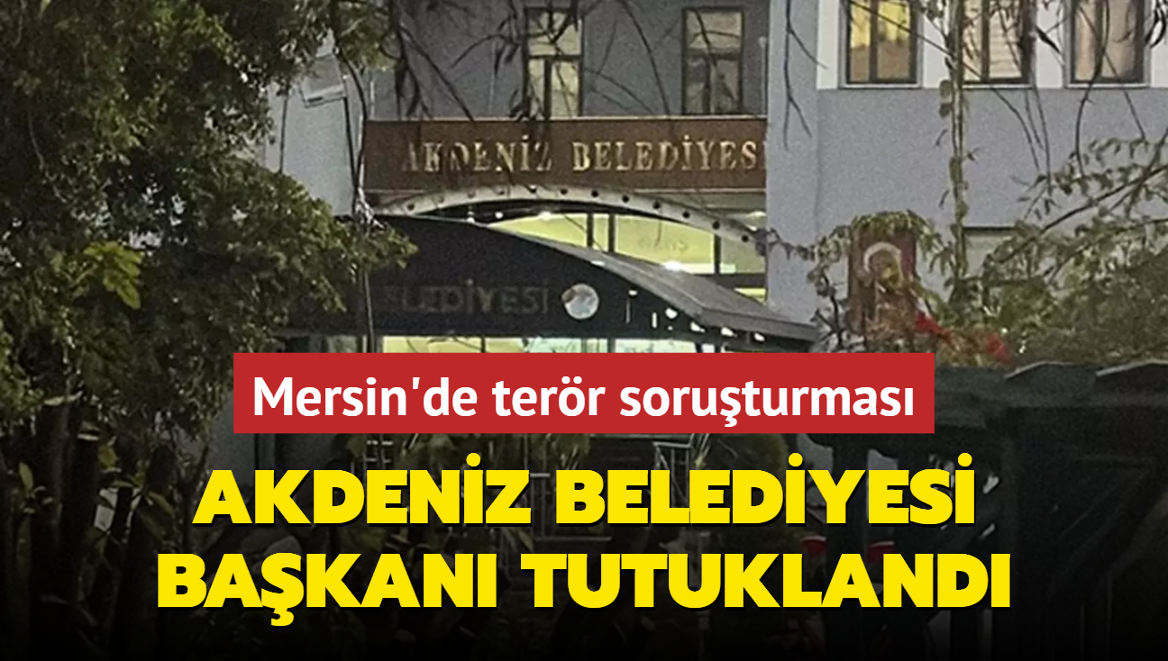 Akdeniz Belediye Bakan ve 4 meclis yesi tutukland