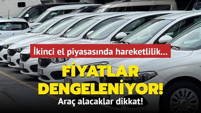 Ara alacaklar dikkat: Fiyatlar dengeleniyor! kinci el piyasasnda hareketlilik... 