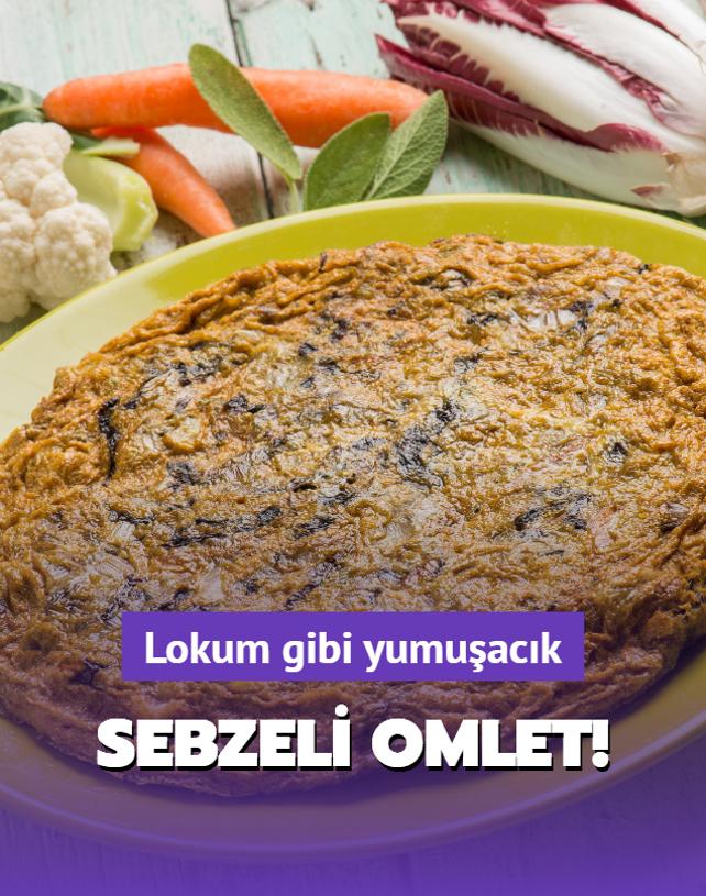 Lokum gibi yumuack sebzeli omlet! Bu tarifi ocuklar bile yapyor: Sotelemeden piirmeyin