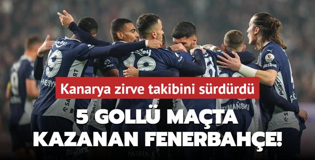 MA SONUCU: Konyaspor 2-3 Fenerbahe