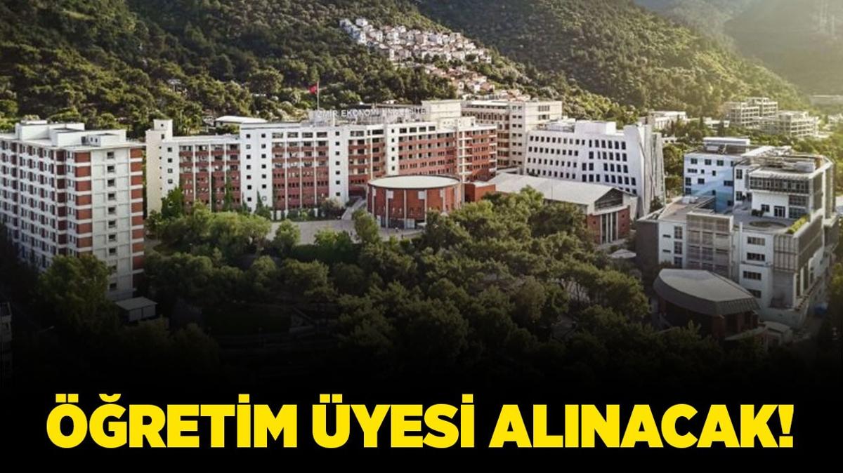 zmir Ekonomi niversitesi 3 retim yesi alacak!