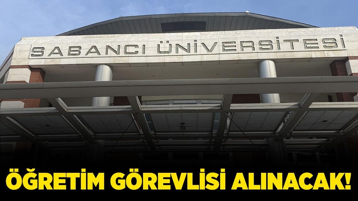 Sabanc niversitesi 1 retim Grevlisi alacak!