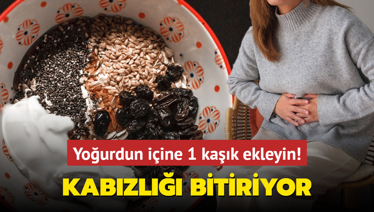 Yourt veya salatann iine 1 kak ekleyin! Hem kabzlk sona eriyor, hem Omega-3 deposu