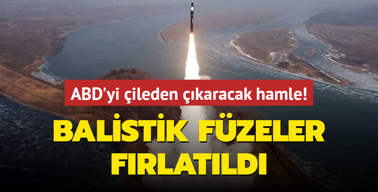 ABD'yi ileden karacak hamle! Balistik fzeler frlatld