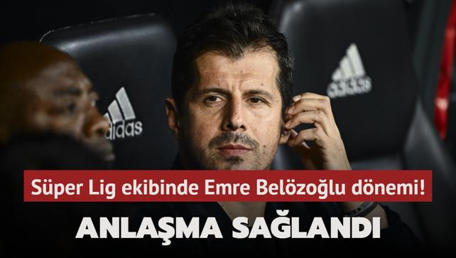 Sper Lig ekibinde Emre Belzolu dnemi! Anlama saland