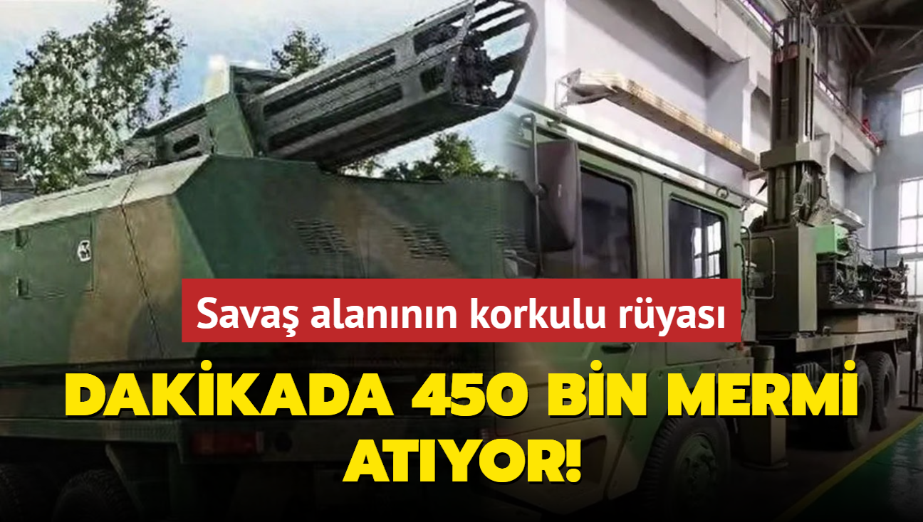 Sava alannn korkulu ryas... Dakikada 450 bin mermi atyor!