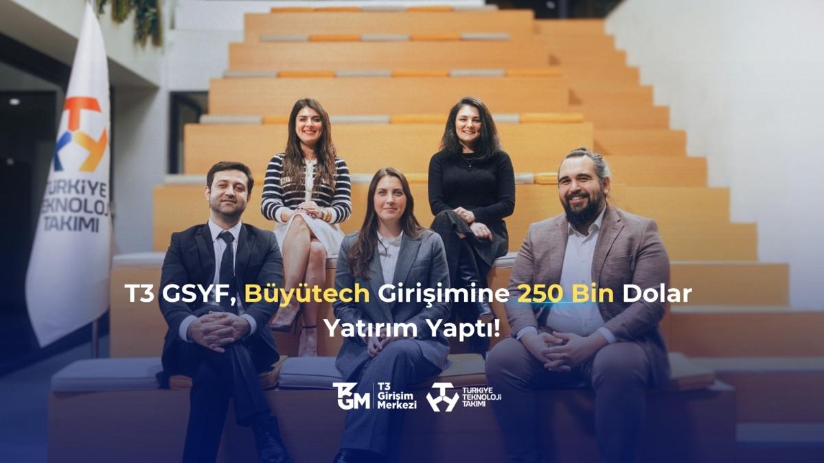 T3 Giriim Sermayesi Yatrm Fonu'ndan Bytech'e 250 bin Dolar yatrm!