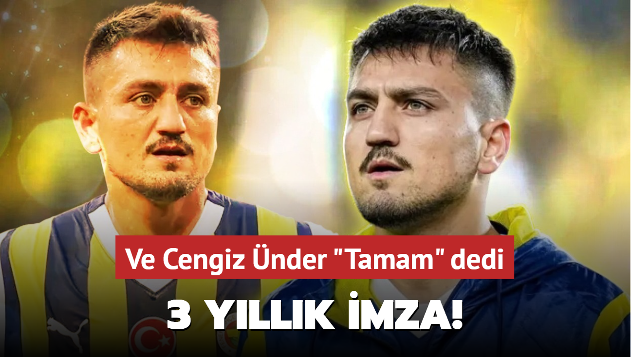 Ve Cengiz nder 'Tamam' dedi! 3 yllk imza hayrl uurlu olsun