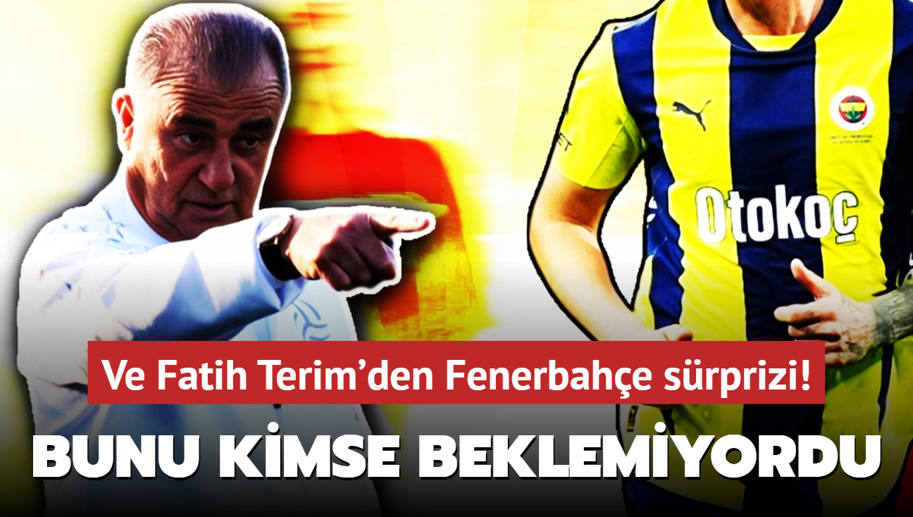 Ve Fatih Terim'den Fenerbahe srprizi! Bunu kimse beklemiyordu: O oyuncuyu istiyor