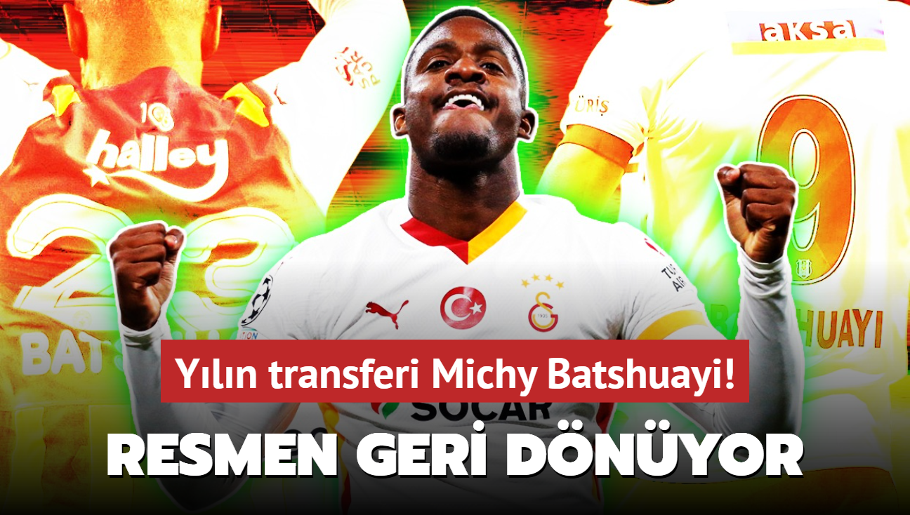 Yln transferi Michy Batshuayi! Resmen geri dnyor: te imza ataca takm