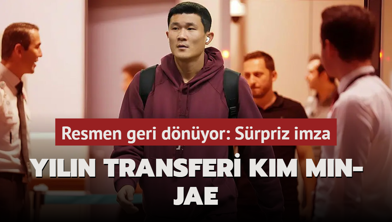 Yzyln transferi Kim Min-Jae! Resmen geri dnyor: Srpriz imza