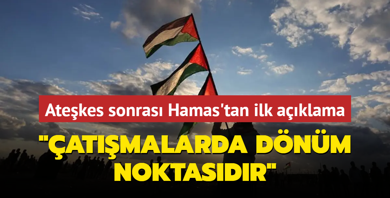 Atekes sonras Hamas'tan ilk aklama: srail ile atmalarda dnm noktas