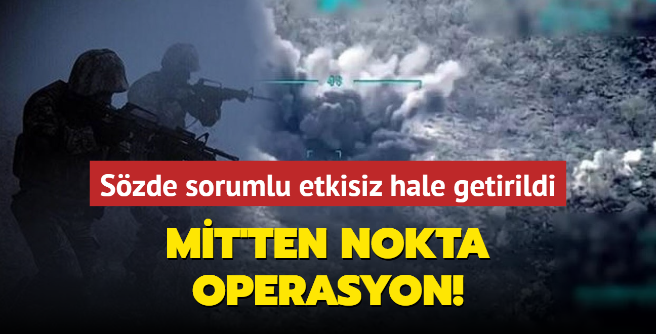 MT'ten Sleymaniye'de nokta operasyon! Szde sorumlu etkisiz hale getirildi!