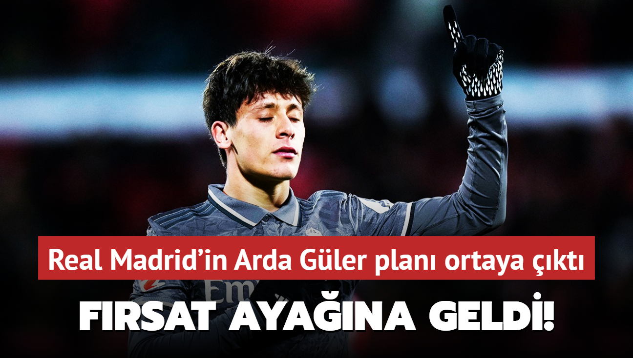 Real Madrid'in Arda Gler plan ortaya kt! Bekledii frsat ayana geldi