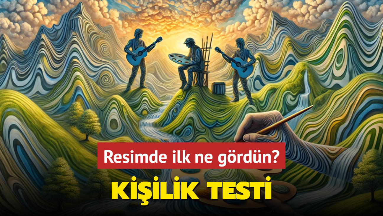 Resimde ilk ne grdn" Kiilik testi hafzandaki en nemli eyi sylyor