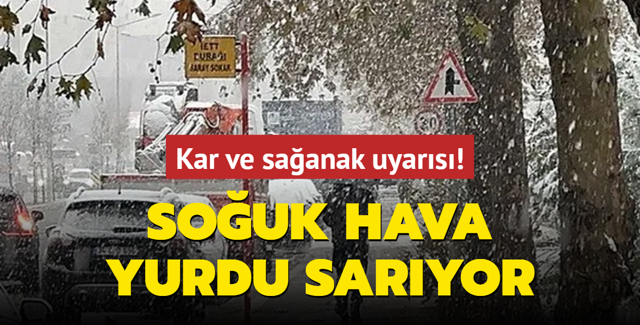 Souk hava yurdu saryor: Kar ve saanak uyars