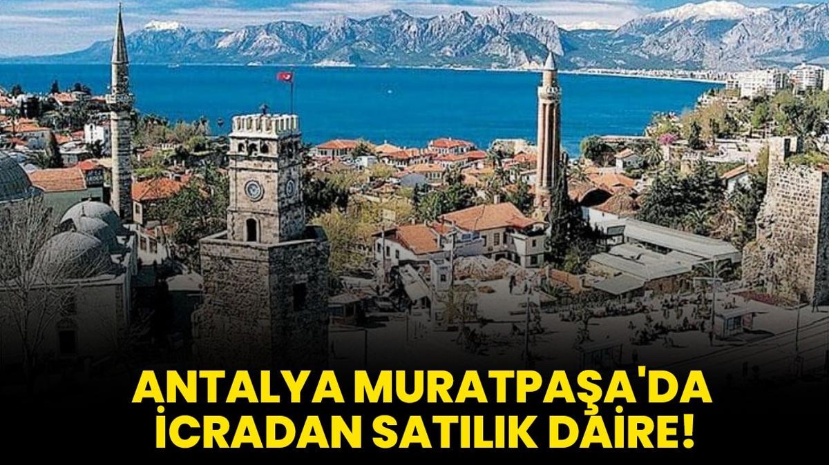 Antalya Muratpaa'da icradan satlk daire!