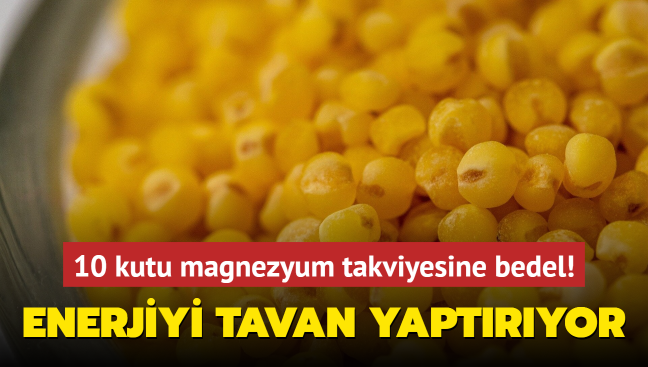 1 adeti 10 kutu magnezyum takviyesine bedel! Gluten yok kolesterol dman