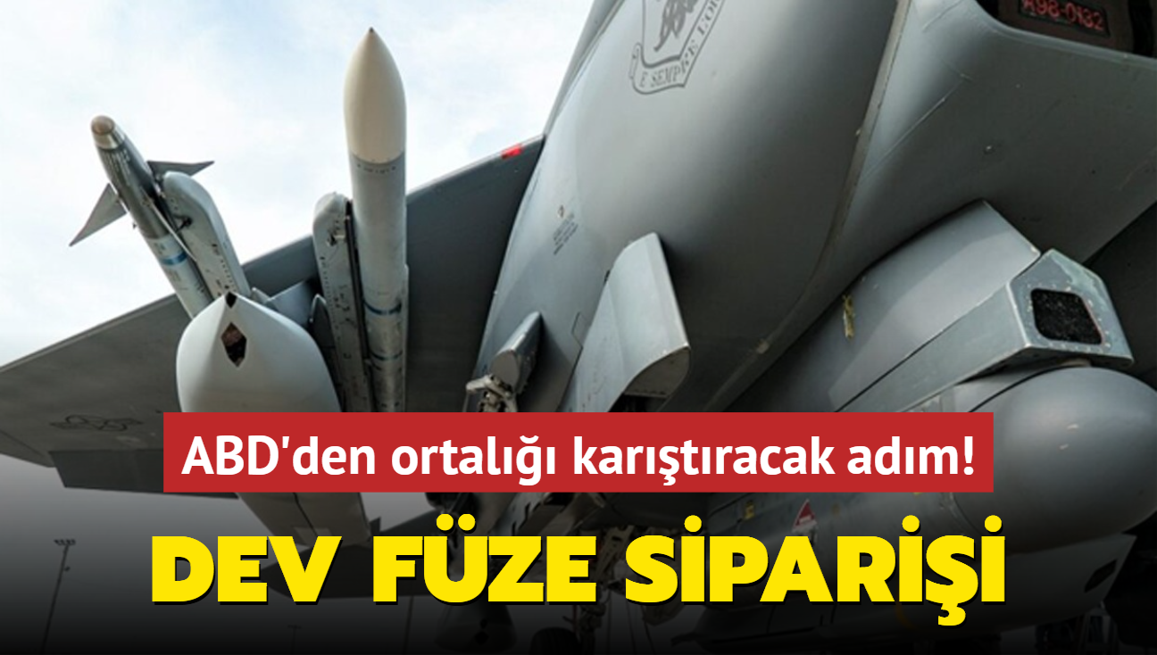 ABD'den ortal kartracak adm! Dev fze siparii