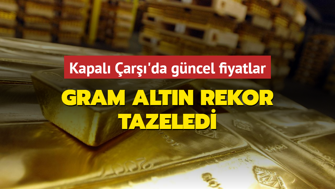 Altn fiyatlar ne kadar" Gram altn ka lira" te Kapal ar'da 16 Ocak 2025 gncel altn kuru fiyatlar (CANLI)