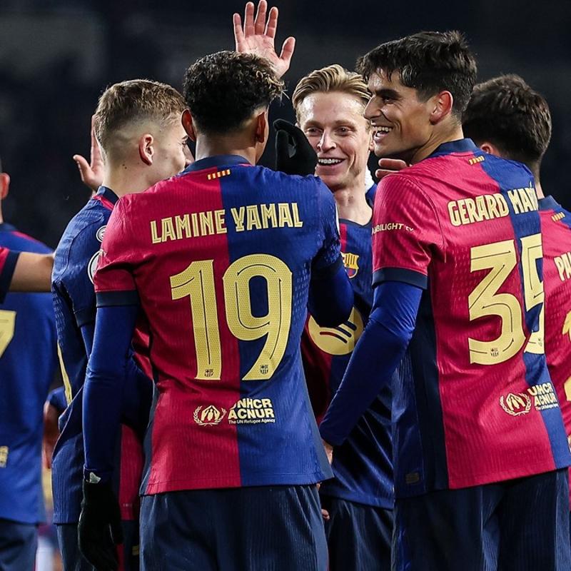 Barcelona, kupada 5 golle turlad