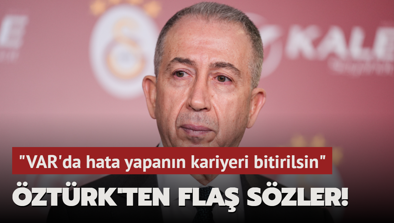 Metin ztrk'ten fla szler! "VAR'da hata yapann kariyeri bitirilsin"