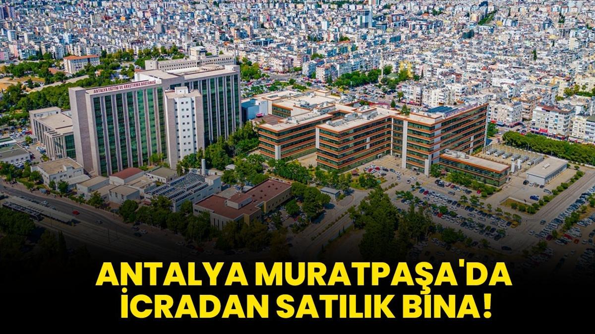 Antalya Muratpaa'da icradan satlk bina!