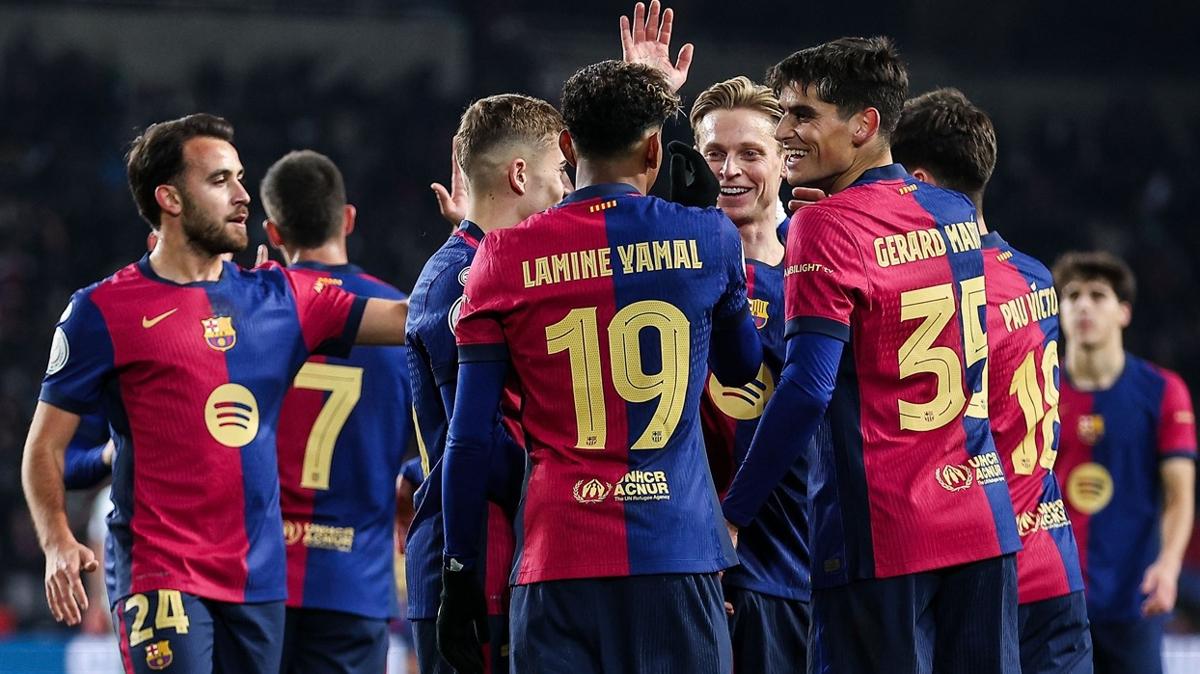 Barcelona, kupada 5 golle turlad