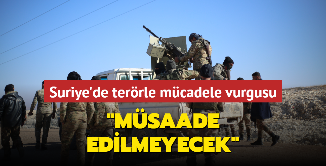 MSB kaynaklarndan terrle mcadele vurgusu... Msaade edilmeyecek"