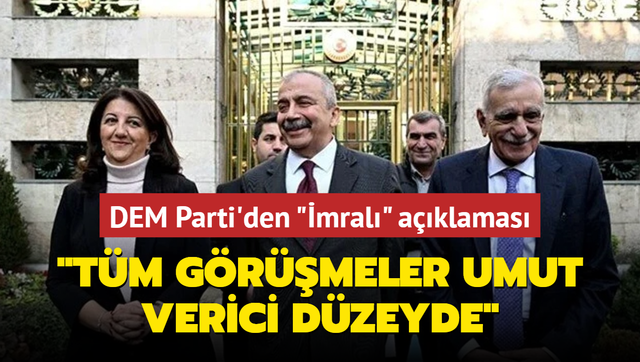 DEM Parti'den "mral" aklamas