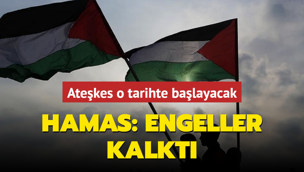 Hamas: Engeller kalkt