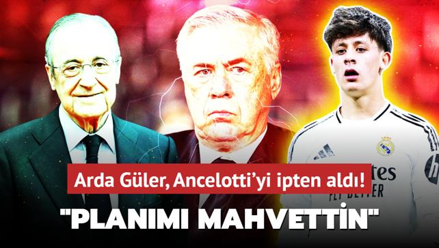 Arda Gler, Ancelotti'yi ipten ald! Real Madrid bakann ise sinirlendirdi: Planm mahvettin