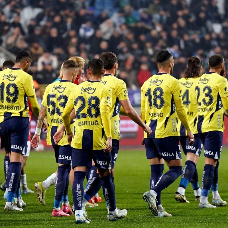 Fenerbahe'de Adana Demirspor deplasmannda 6 eksik