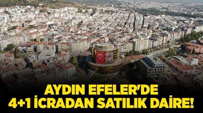 Aydn Efeler'de 4+1 icradan satlk daire!