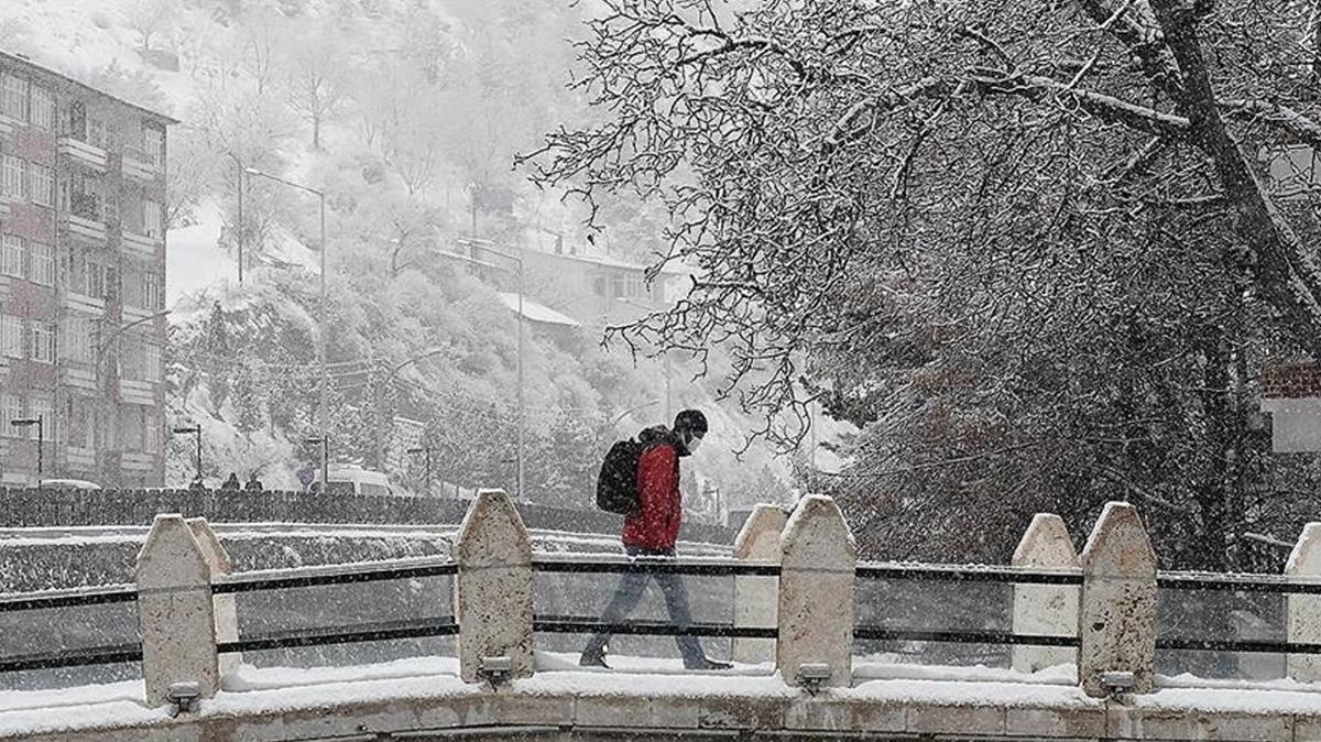 Meteorolojiden youn kar ya ve frtna uyars