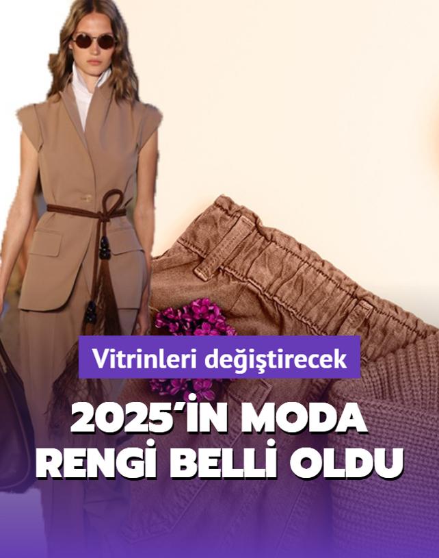 2025'in moda rengi belli oldu: Mocha Mousse! Vitrinler deiecek