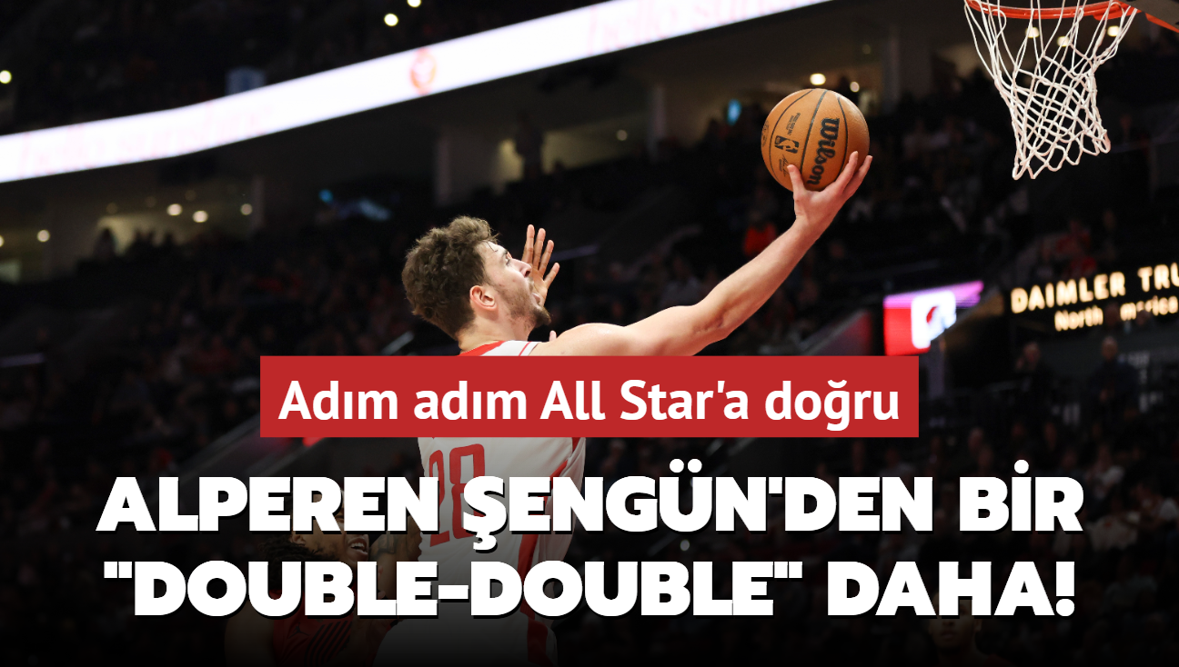 Alperen engn'den bir "double-double" daha! Adm adm All Star'a doru