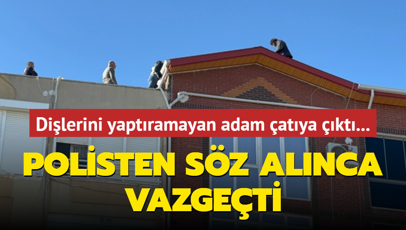 Antalya'da dilerini yaptramayan adam atya kt... Polisten sz alnca vazgeti