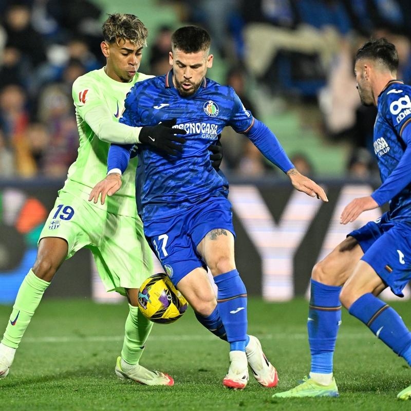 Barcelona, Getafe deplasmanndan 1 puanla dnd