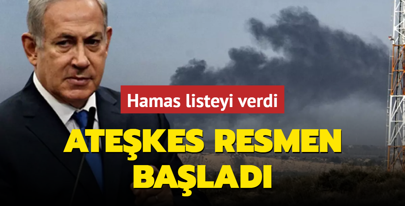 Dnyann gz Gazze'de... Hamas listeyi verdi! Atekes resmen balad