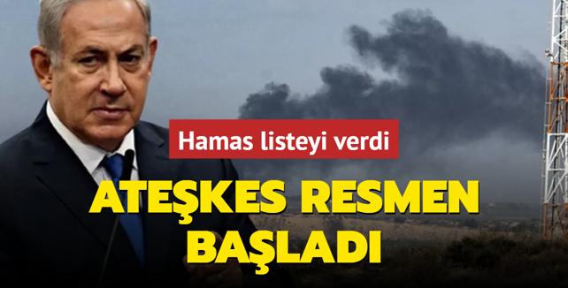 Dnyann gz Gazze'de... Hamas listeyi verdi! Atekes resmen balad