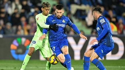 Barcelona, Getafe deplasmanndan 1 puanla dnd