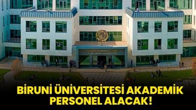 Biruni niversitesi Akademik Personel alacak!