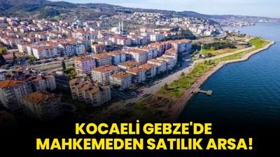 Kocaeli Gebze'de mahkemeden satlk arsa!