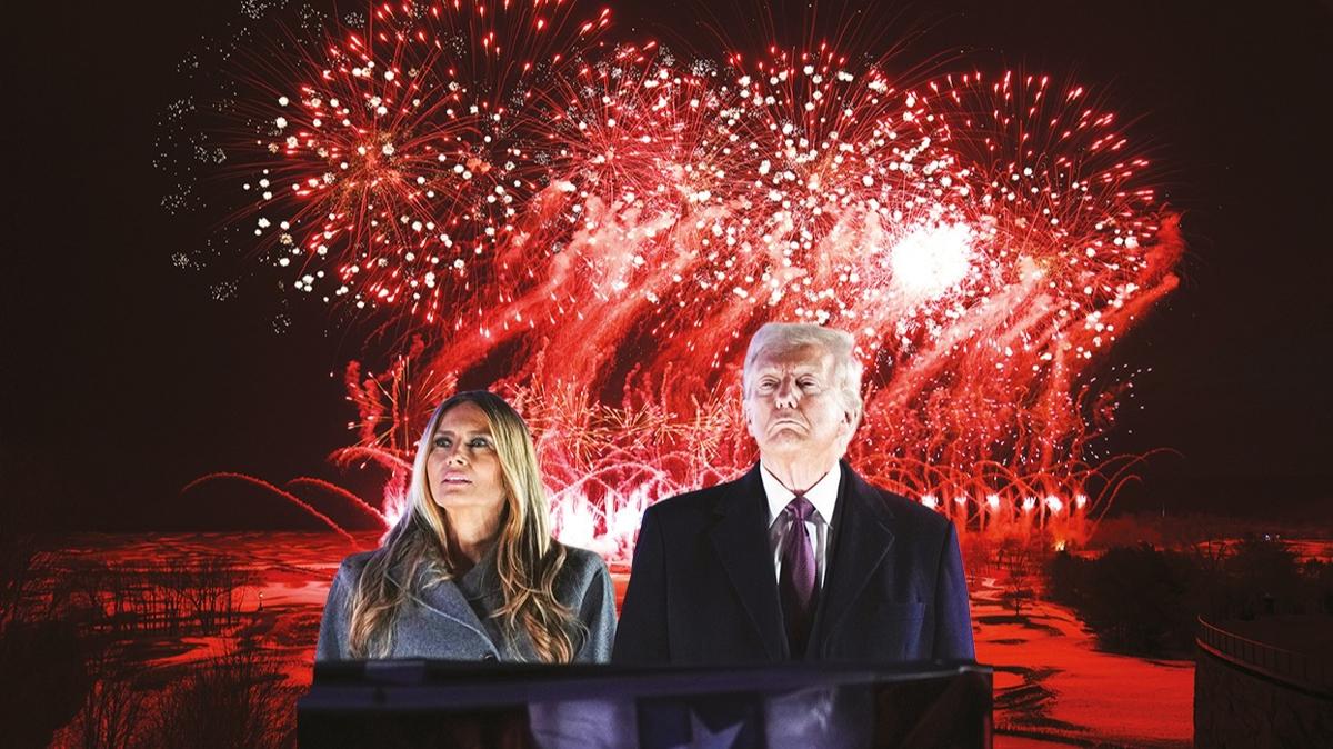 Yemin treni salona alnd... 2. Trump dnemi balyor