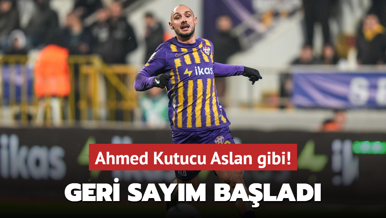 Ahmed Kutucu Aslan gibi! Geri saym balad