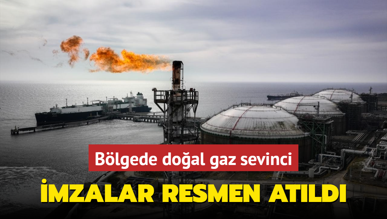 Blgede doal gaz sevinci... mzalar resmen atld