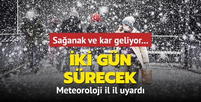 Meteoroloji il il uyard: aramba ve perembe gnne dikkat... Saanak ve kar geliyor... 