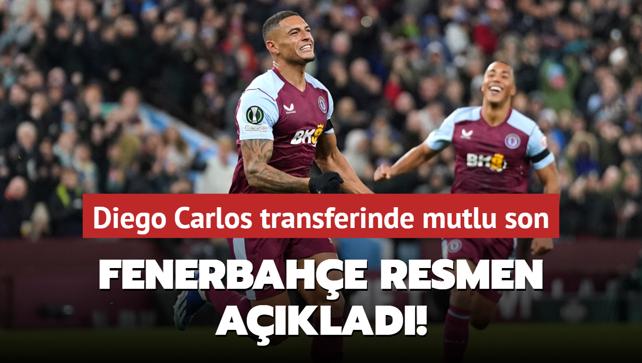 Fenerbahe resmen aklad! Diego Carlos transferinde mutlu son