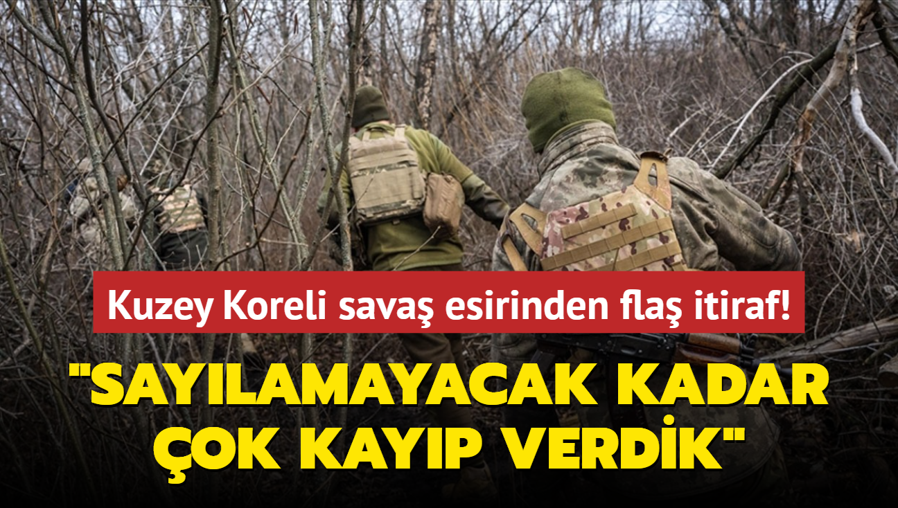 Kuzey Koreli sava esiri: Saylamayacak kadar ok kayp verdik